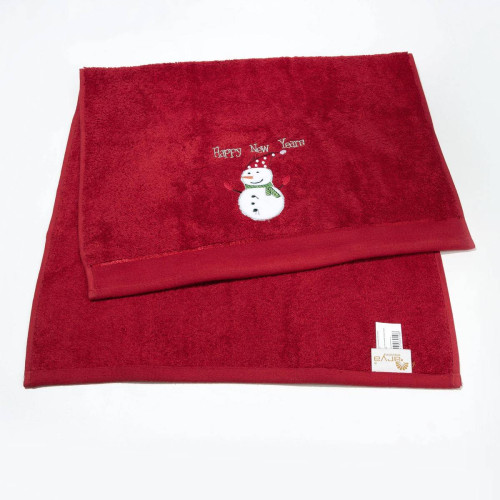 Набор полотенец Arya Home "Happy New Year", подарочные, 50x90, махровая ткань, 2 шт (8680943060198)