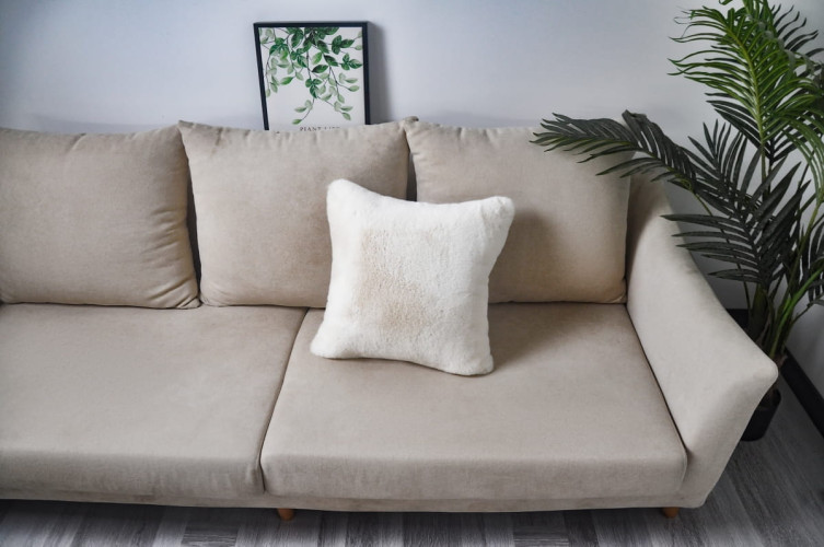 Наволочка {Для дома,Декоративное} Arya Home "Atlas", 45x45, искусственный мех (8680943214294)