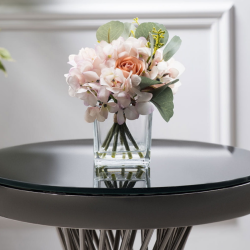 Искусственные цветы Arya в вазе Bouquet Розовый