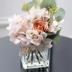 Искусственные цветы Arya в вазе Bouquet Розовый