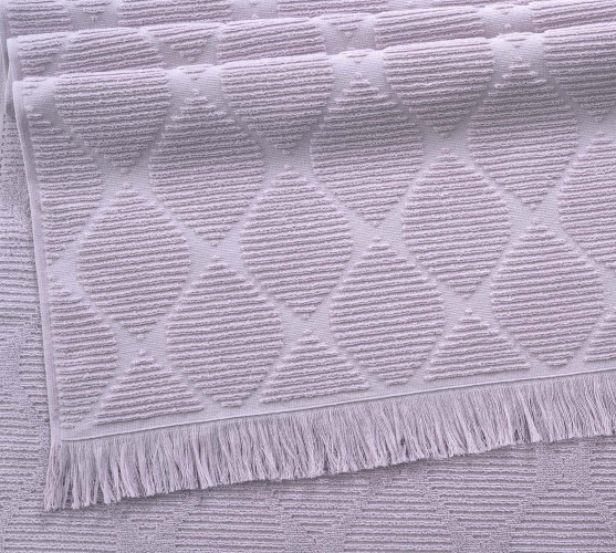 Полотенце Comfort Life (Текс-Дизайн) "Родос розовый крем", для ванной, 70x140, махровая ткань (РдсРк70140аи)