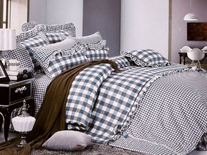 Постельное белье Tango (Танго) "Provence(Прованс)", 1.5-спальный, сатин (SVI04-983 код1074)