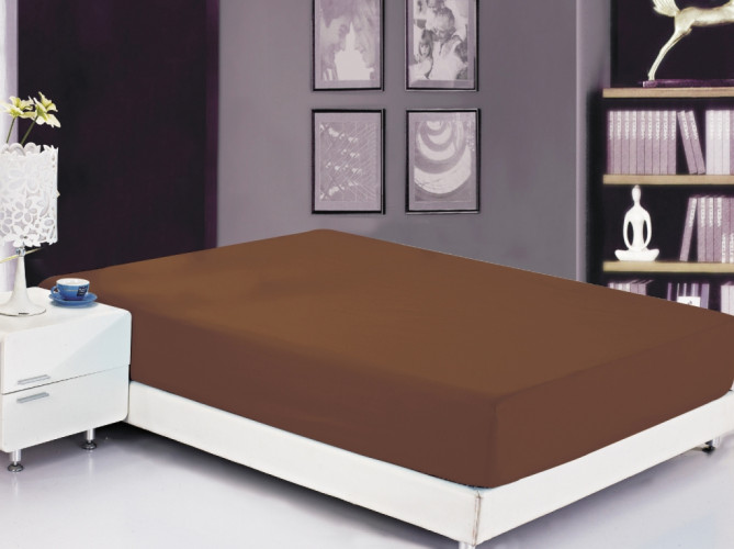 Простыня Valtery "PRMF-14", 90x200, софткоттон, на резинке (PRMF-14-1783)