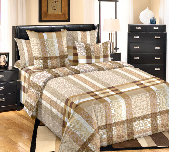 Постельное белье Белиссимо (Текс-Дизайн) "Бруно 2", семейный, поплин (6100ЛН197172)