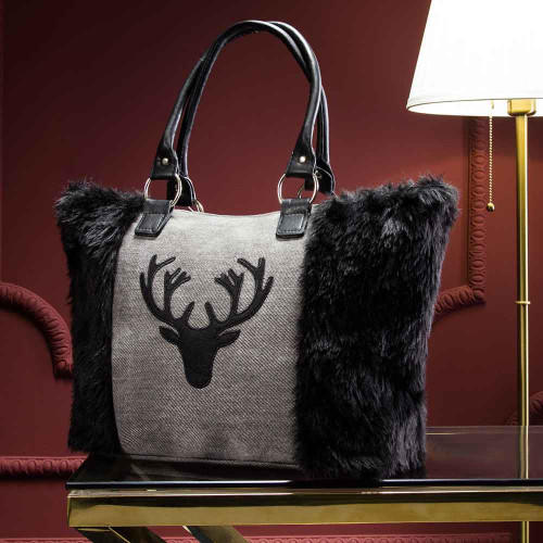 Сумка женская Arya с мехом 47x28/33x14 Vacay