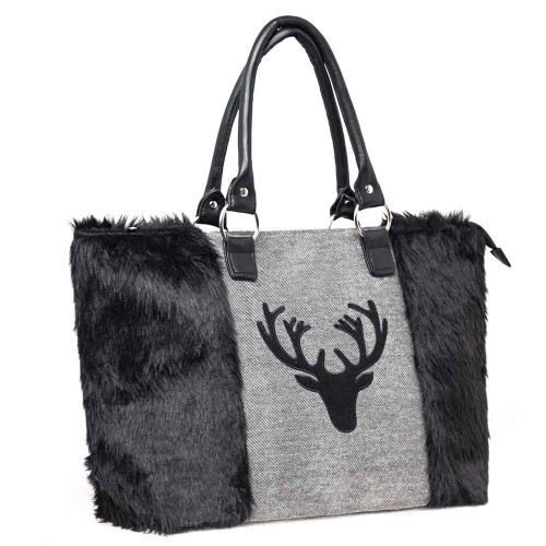 Сумка женская Arya с мехом 47x28/33x14 Vacay