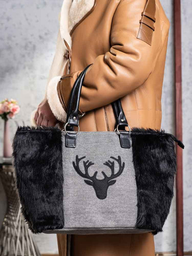 Сумка женская Arya с мехом 47x28/33x14 Vacay