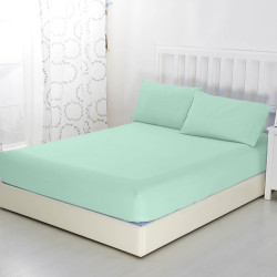 Простыня Текс-Дизайн &quot;Мята&quot;, 140x200, трикотаж, на резинке (ш140200мята)