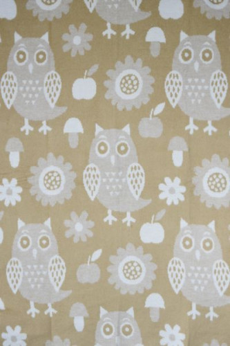 Одеяло  Valtery "Сова", 100x140, хлопок (Odeylo Sova bej-2158)