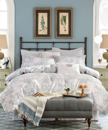 Постельное белье Valtery "C-547", 2-спальный, сатин (C-547-1251)