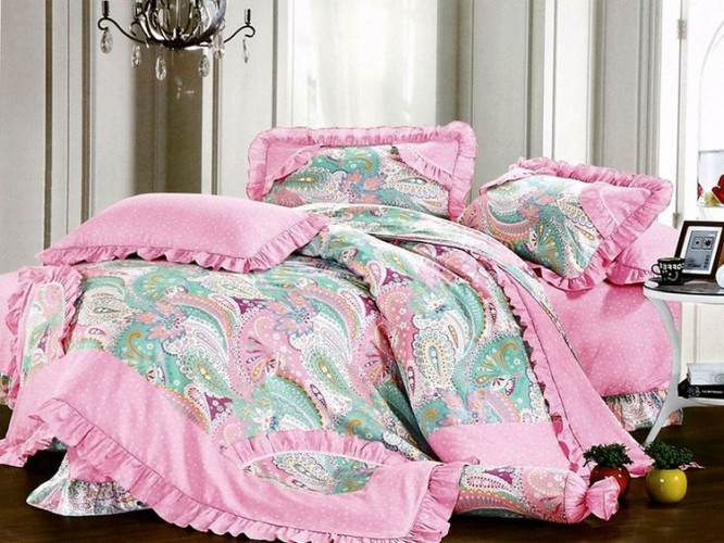 Постельное белье Tango (Танго) "Provence(Прованс)", 1.5-спальный, сатин (SVI04-992 код1074)