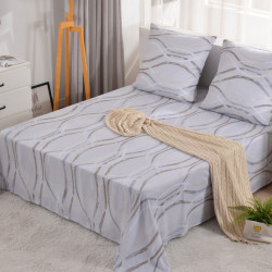 Простыня Valtery "PCT-R-305", 180x200, сатин, на резинке (PCT-R-305-1475)