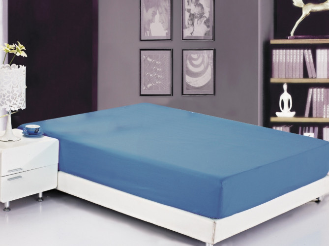 Простыня Valtery "PRMF-15", 200x200, софткоттон, на резинке (PRMF-15-1785)