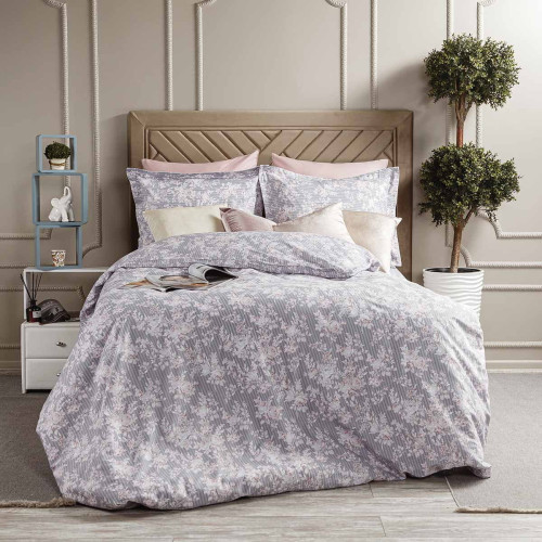 Постельное белье Arya Home "Luna", евро, сатин, печатное (8680943092953)