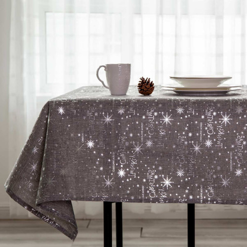 Скатерть Arya Home "Christmas Eve", 140x220, полиэстер (8680943094186)