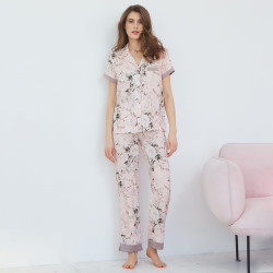 Пижама Arya Женская Сатин 12132 L Розовый