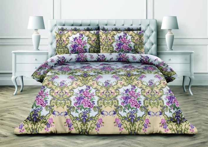 Постельное белье Valtery "AP-33", евро, поплин (AP-33-1253)