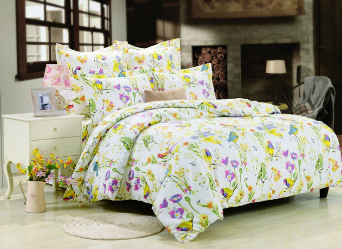 Постельное белье Valtery "C-223", евро, сатин (C-223-1253)