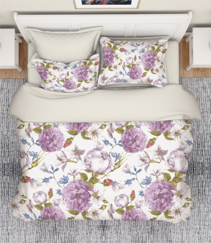 Постельное белье Valtery "RS-407", 2-спальный, сатин (RS-407-1251)