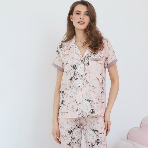 Пижама Arya Женская Сатин 12132 M Розовый