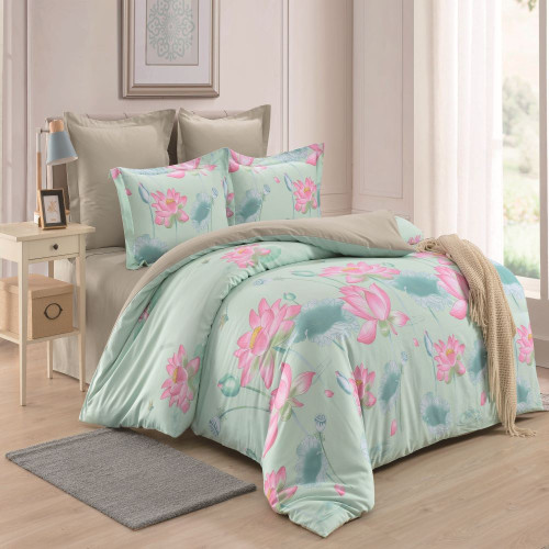 Постельное белье Valtery "C-450", евро, сатин (C-450-1253)