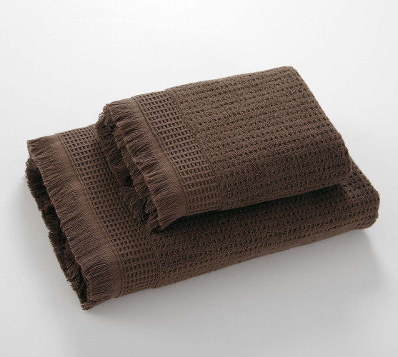 Полотенце Comfort Life (Текс-Дизайн) "Дублин венге", для ванной, 50x90, махровая ткань (ДблВг5090500)