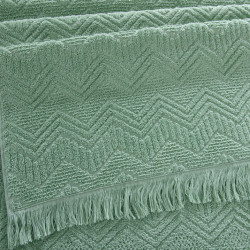 Полотенце Comfort Life (Текс-Дизайн) &quot;Бавария мята&quot;, для ванной, 100x150, махровая ткань (БврМт1015Аи)