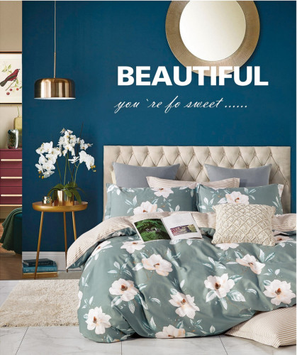 Постельное белье Valtery "C-519", семейный, сатин (C-519-1255)