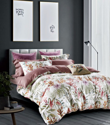 Постельное белье Фамилье "SDS-77", евро, сатин (SDS-77-1253)