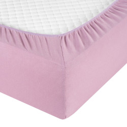 Простыня Valtery "PT lavanda", 180x200, трикотаж, на резинке (PT lavanda-1475)