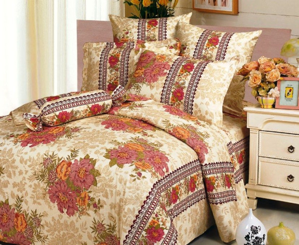 Постельное белье Сайлид "A-80", евро, поплин (A-80-1253)