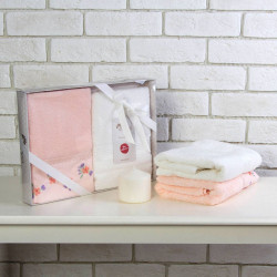 Набор полотенец Arya Home "Eshli", подарочные, 50x90, бамбук, 2 шт (8680943039132)