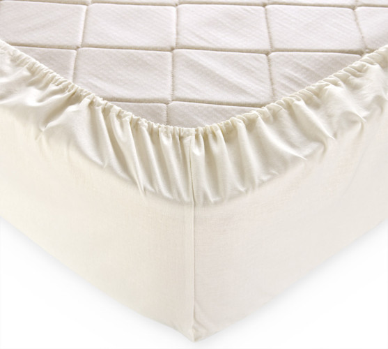 Простыня Королевское искушение (Текс-Дизайн) "Бежевый", 180x200, перкаль, на резинке (Р114П195851)