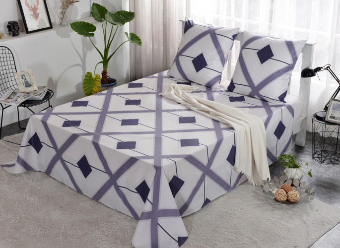 Простыня Valtery "PCR-299", 160x220, сатин (PCR-299-1779)