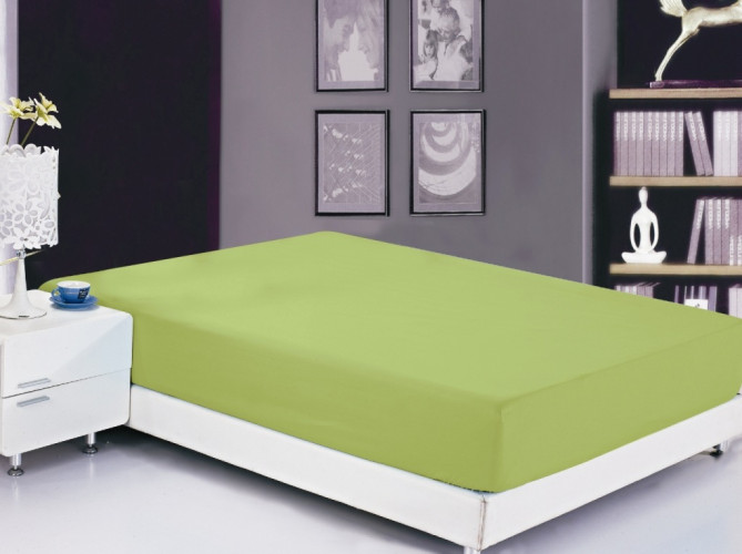 Простыня Valtery "PRMF-07", 180x200, софткоттон, на резинке (PRMF-07-1475)