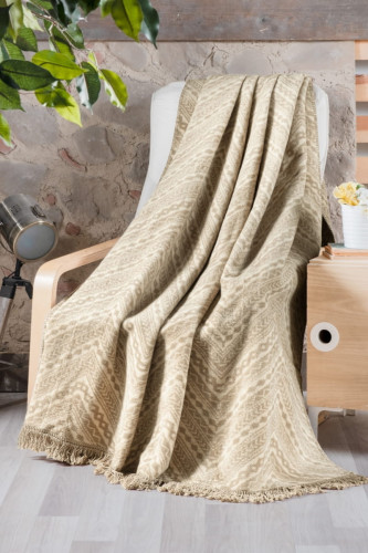 Плед Arya Home "Orge", 200x220, хлопок (8680943220356)