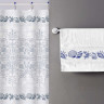 Занавеска в Ванную с Полотенцем Arya 180X180-38X64 Sea Shell