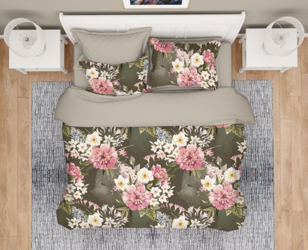 Постельное белье Valtery "RS-415", семейный, сатин (RS-415-1255)