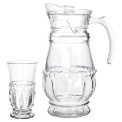 Набор для напитков Arya 6 стаканов и кувшин Gallant