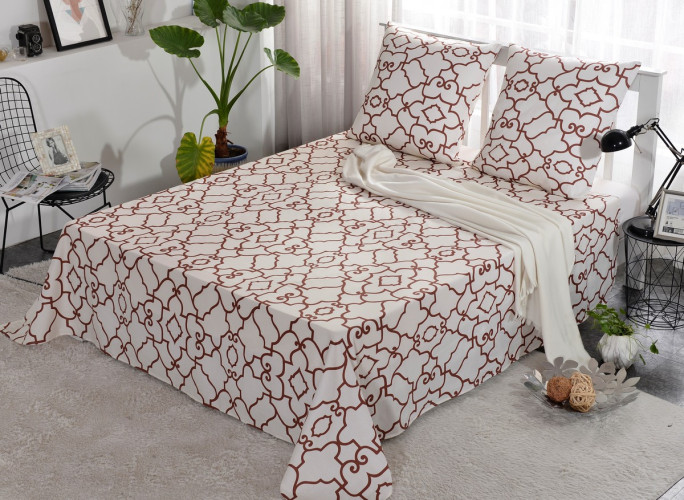 Простыня Valtery "PCR-301", 220x240, сатин (PCR-301-1781)