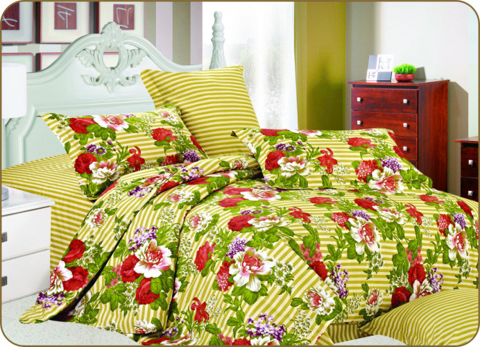 Постельное белье Valtery "C-203", семейный, сатин (C-203-1255)