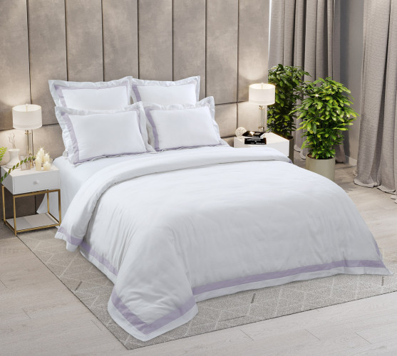 Постельное белье Legends (Текс-Дизайн) "Аромат сирени", 2-спальный, сатин, на молнии (L3358UАрмС)