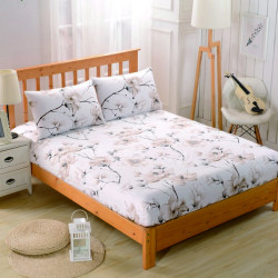 Простыня Valtery "PCT-R-221", 160x200, сатин, на резинке (PCT-R-221-1784)