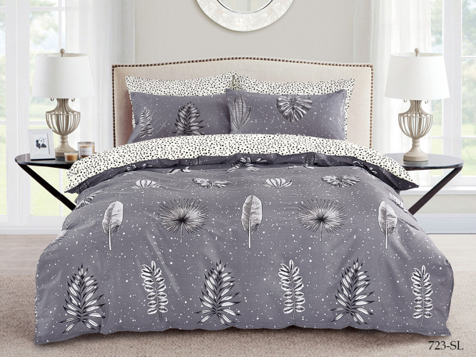 Постельное белье Cleo "Satin Lux 723-SL", семейный, сатин (41/723-SL)