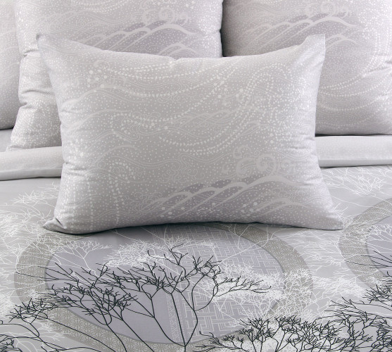 Постельное белье Королевское искушение (Текс-Дизайн) "Каллиграфия 2", 1.5-спальный, сатин, на молнии (1248Н209222)