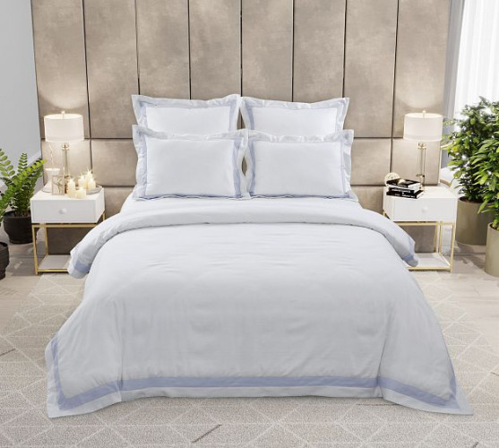 Постельное белье Legends (Текс-Дизайн) "Лазурная гладь", 2-спальный, сатин, на молнии (L3358UЛзрГл)