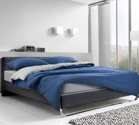 Постельное белье Текс-Дизайн "Северное море", 1.5-спальный, трикотаж, на молнии, на резинке (1550Т090смор)