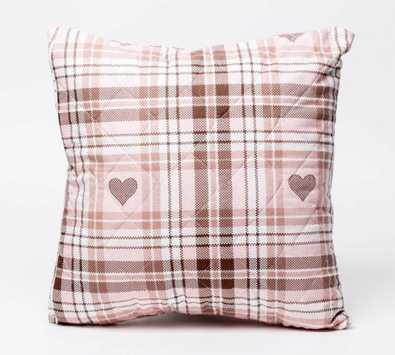 Декоративная наволочка стеганая Белиссимо (Текс-Дизайн) "Денди 1", 40x40, бязь (Н44СБ195351)