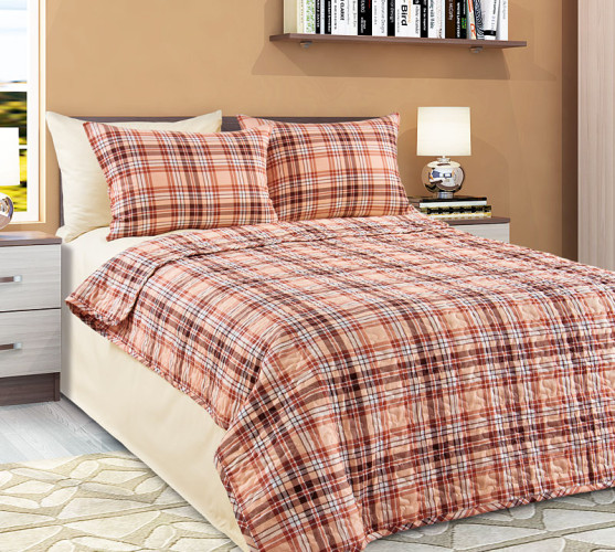 Декоративная наволочка стеганая Белиссимо (Текс-Дизайн) "Денди 1", 40x40, бязь (Н44СБ195351)