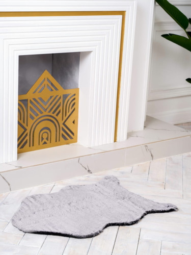 Коврик Arya Home "Atlas", для дома, 70x105, искусственный мех (8680943085375)